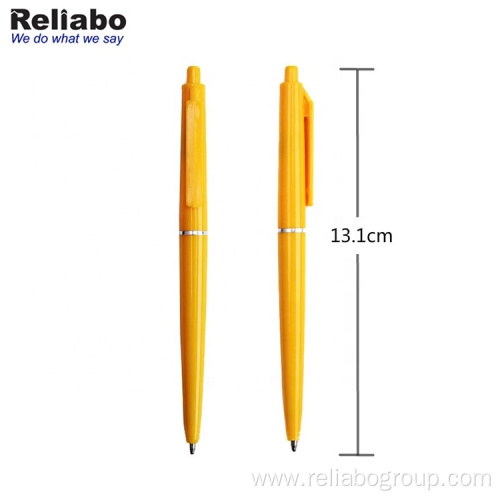 Custom Logo Promotional Plastic Click Pens